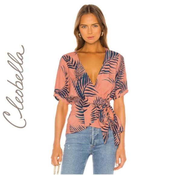 Cleobella Tops - CLEOBELLA Camille Wrap Blouse in Dhalia